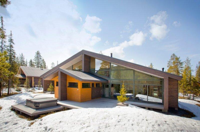 Kuzey Finlandiya doğa tutkunları için tasarlanan muhteşem villalar