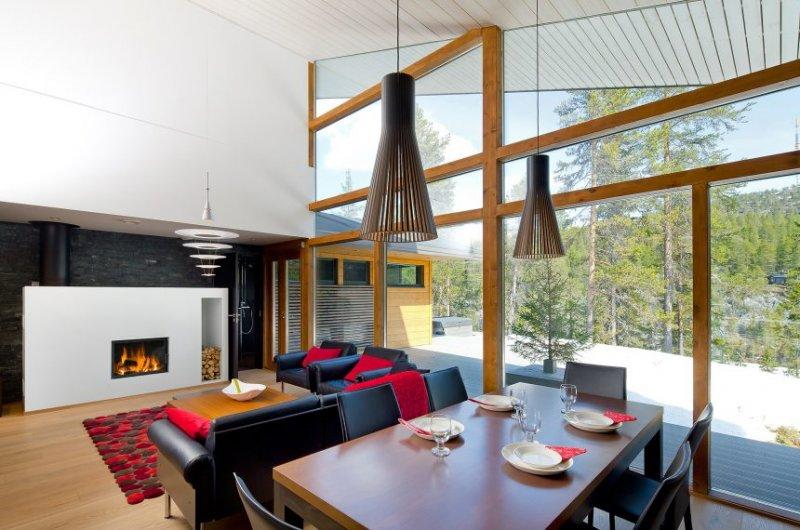 Kuzey Finlandiya doğa tutkunları için tasarlanan muhteşem villalar