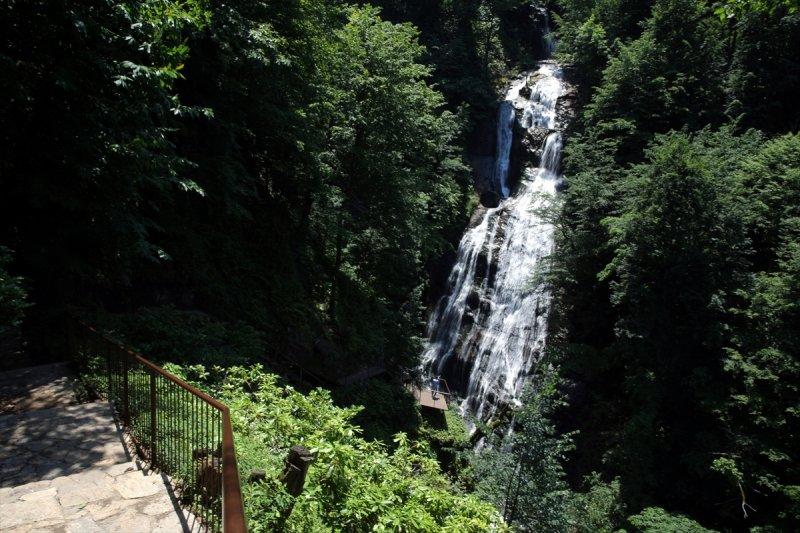 Güzeldere Şelalesi'ne yoğun ilgi