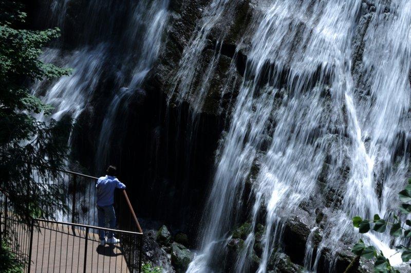 Güzeldere Şelalesi'ne yoğun ilgi