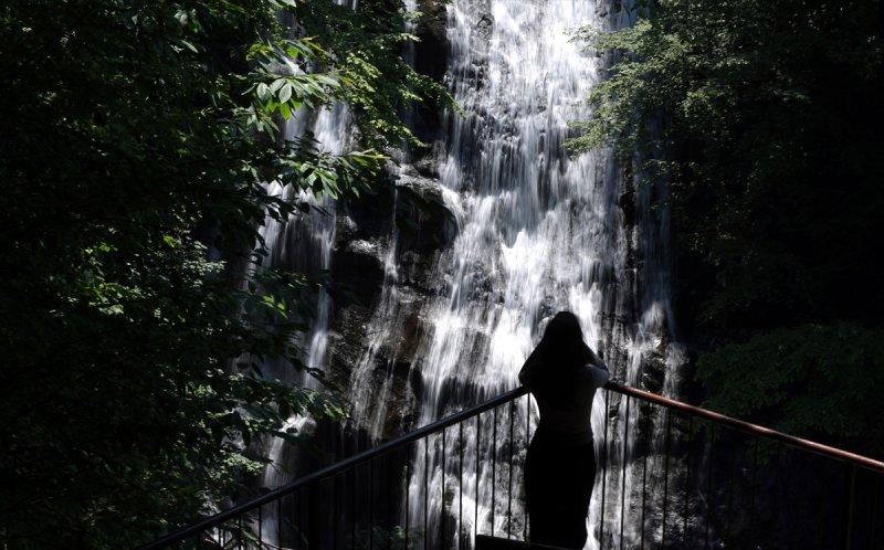 Güzeldere Şelalesi'ne yoğun ilgi