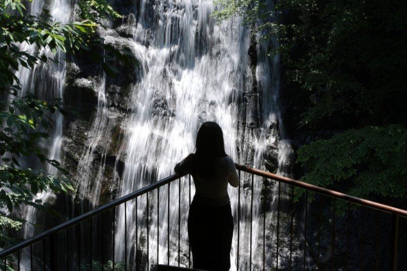 Güzeldere Şelalesi'ne yoğun ilgi