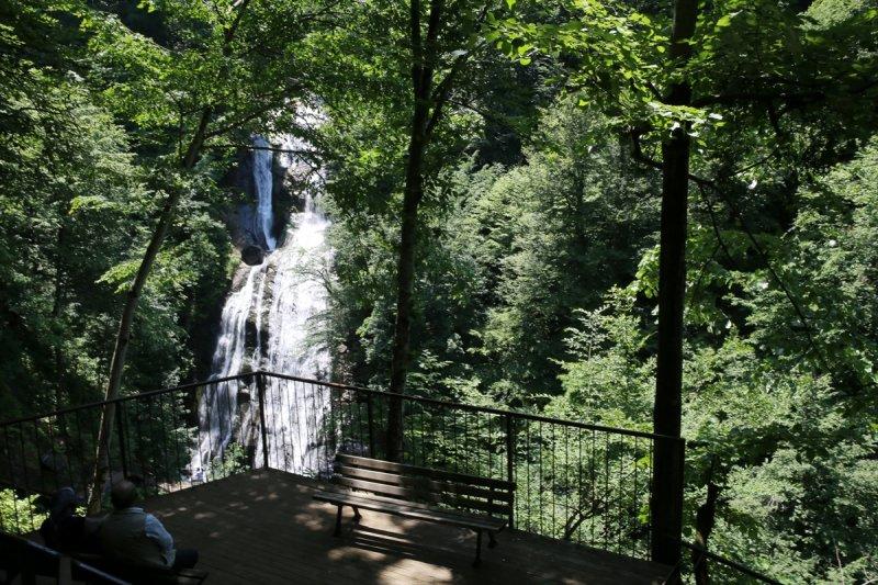 Güzeldere Şelalesi'ne yoğun ilgi