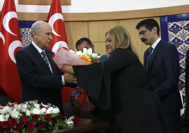 Bahçeli partililerle bayramlaştı