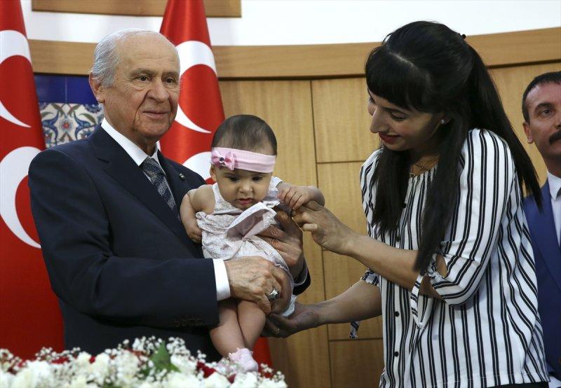 Bahçeli partililerle bayramlaştı