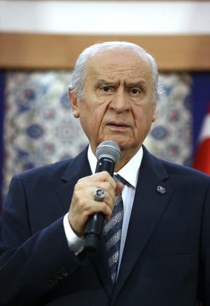 Bahçeli partililerle bayramlaştı