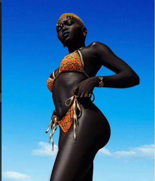 Instagram'ın sıradışı fenomeni Nyakim Gatwech