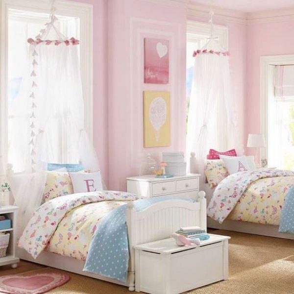 İkiz çocuk odası dekorasyonu