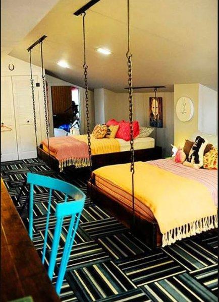 İkiz çocuk odası dekorasyonu