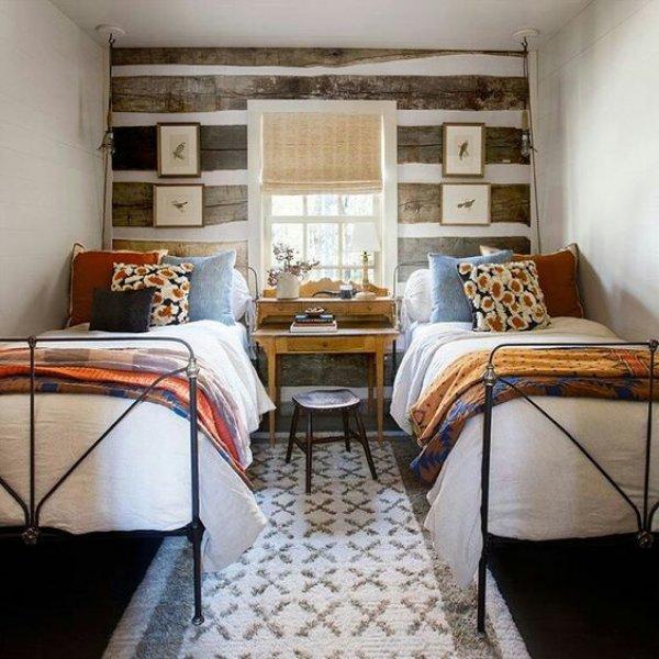 İkiz çocuk odası dekorasyonu