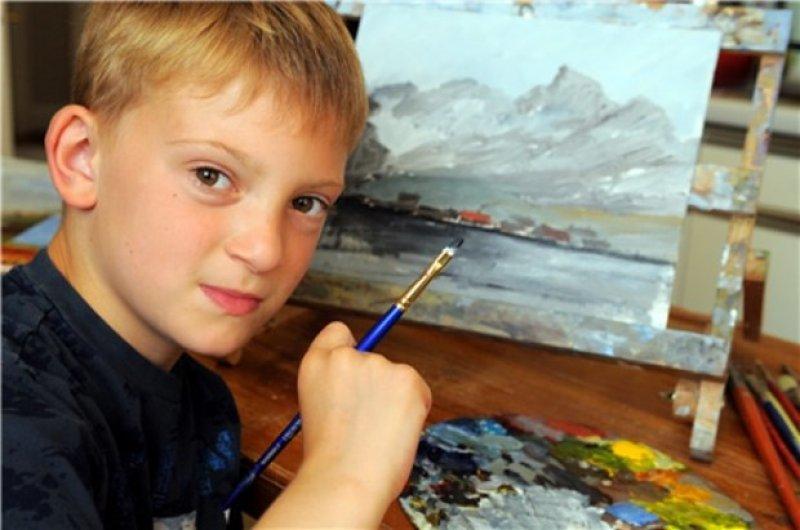 14 yaşındaki milyoner ressam