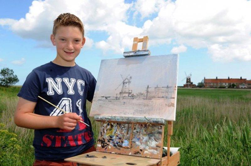 14 yaşındaki milyoner ressam