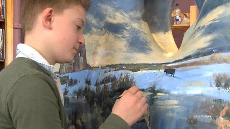 14 yaşındaki milyoner ressam