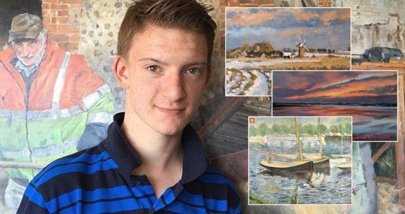 14 yaşındaki milyoner ressam