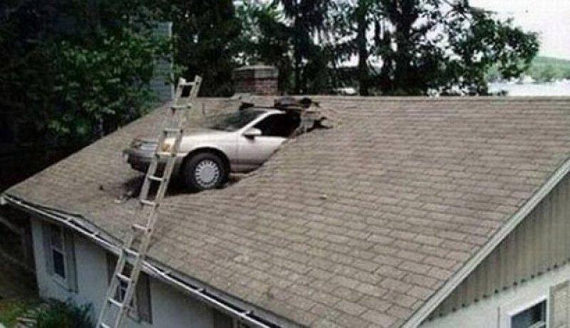 En ilginç otomobil kazaları 