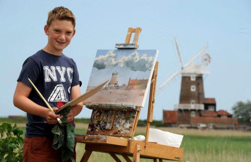 14 yaşındaki milyoner ressam