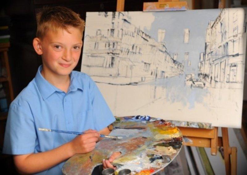 14 yaşındaki milyoner ressam