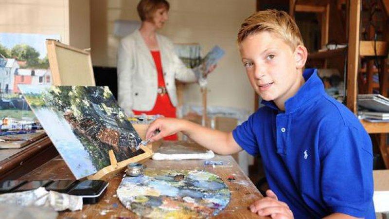 14 yaşındaki milyoner ressam