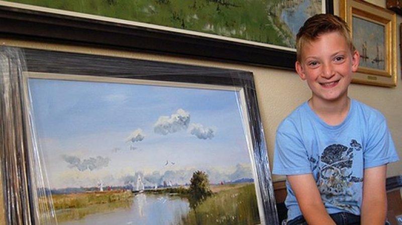 14 yaşındaki milyoner ressam