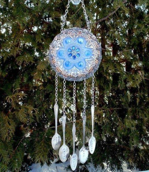 El yapımı dekoratif rüzgar çanları 