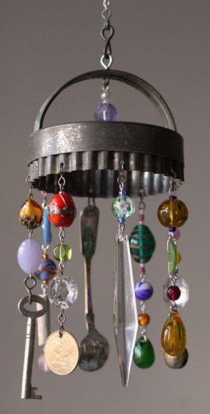 El yapımı dekoratif rüzgar çanları 