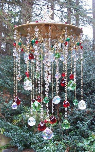 El yapımı dekoratif rüzgar çanları 