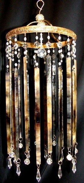 El yapımı dekoratif rüzgar çanları 