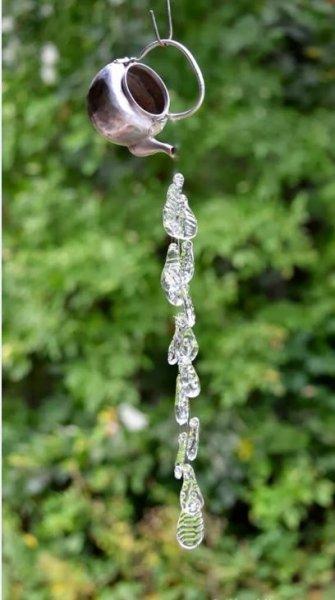 El yapımı dekoratif rüzgar çanları 