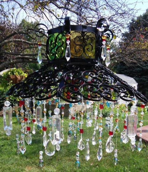 El yapımı dekoratif rüzgar çanları 