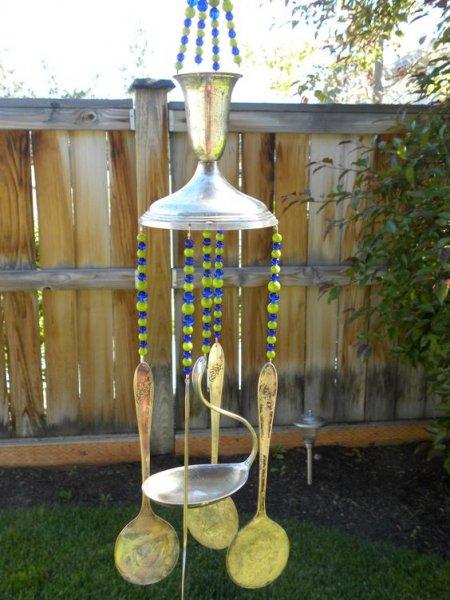 El yapımı dekoratif rüzgar çanları 