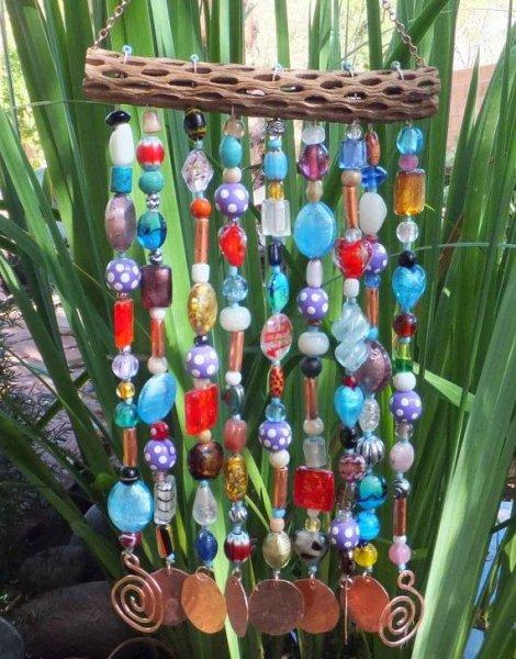 El yapımı dekoratif rüzgar çanları 