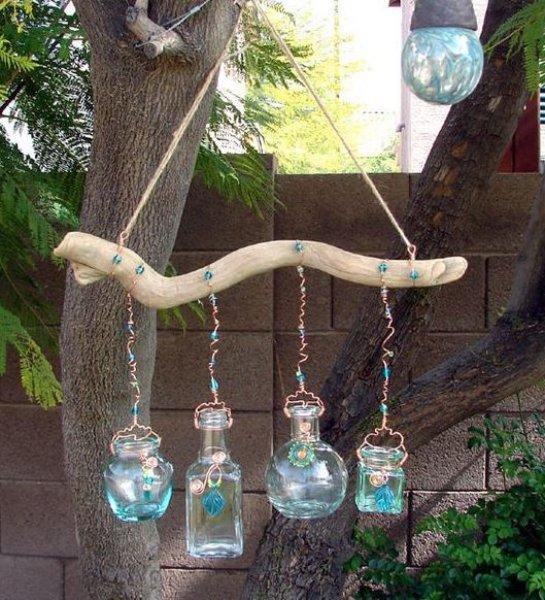 El yapımı dekoratif rüzgar çanları 