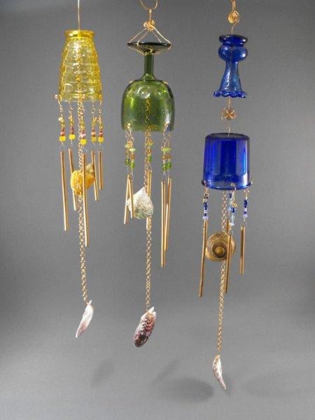 El yapımı dekoratif rüzgar çanları 