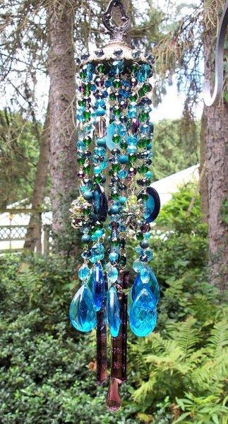 El yapımı dekoratif rüzgar çanları 