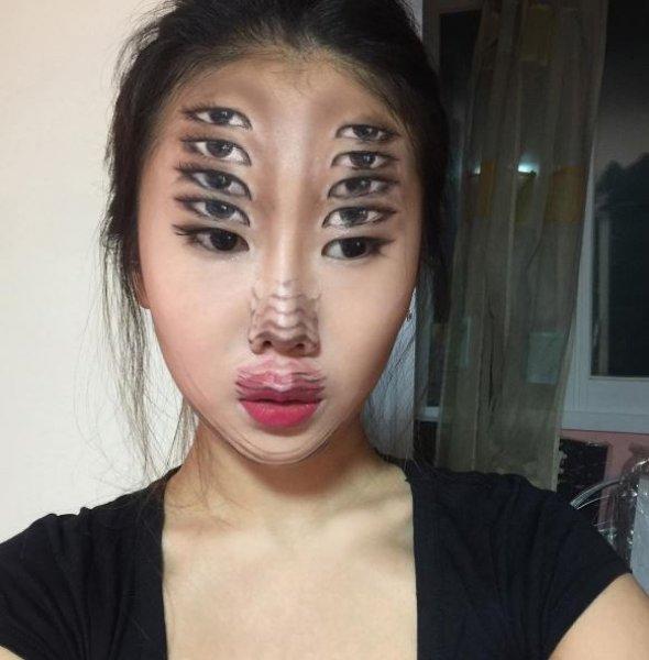 Makyaj sanatçısından muhteşem illüzyonlar