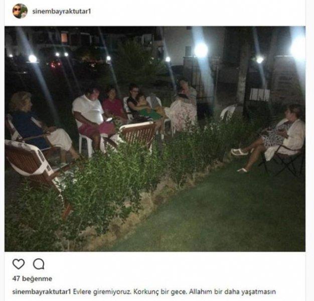 Deprem anında Bodrum'da olan ünlüler