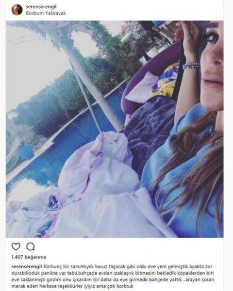 Deprem anında Bodrum'da olan ünlüler