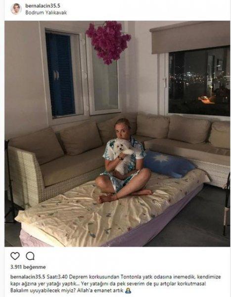 Deprem anında Bodrum'da olan ünlüler