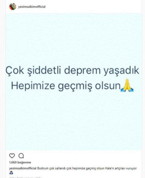 Deprem anında Bodrum'da olan ünlüler