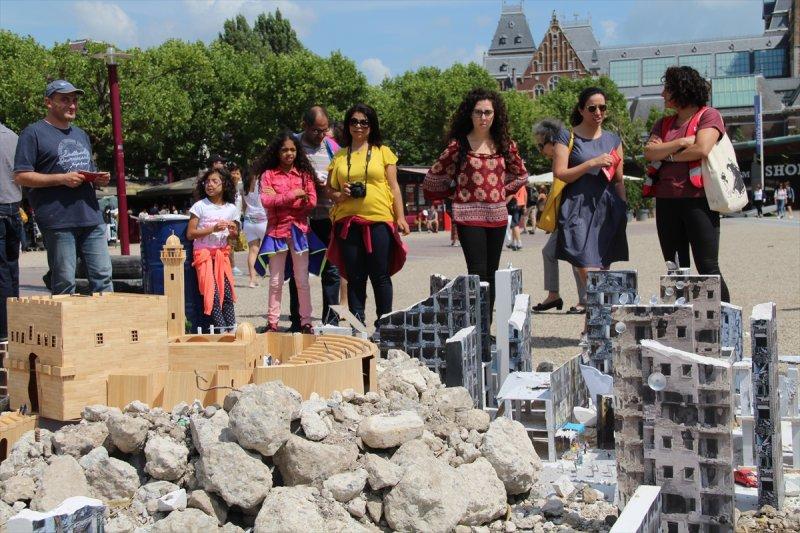 Hollanda'da Halep'i Yaşa minyatür sergisi
