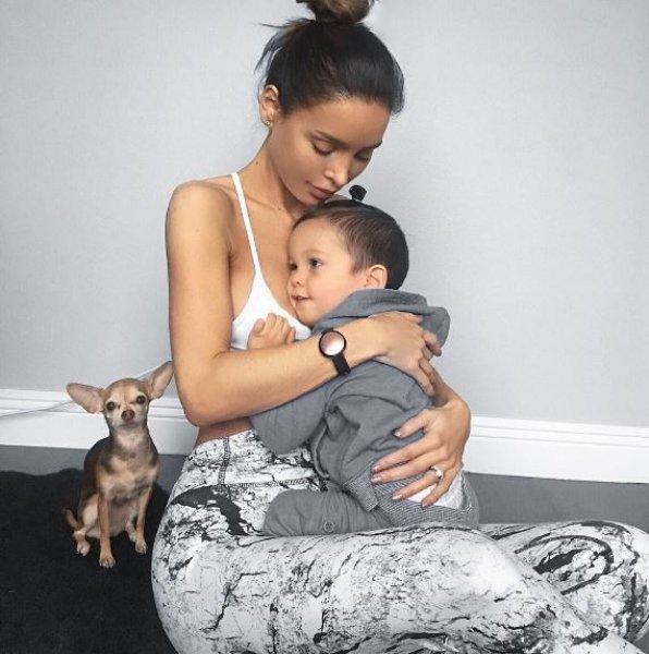 Model Sarah Stage'in hamile olduğuna hayranları inanmadı 