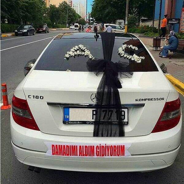 İlginç gelin arabası yazıları 