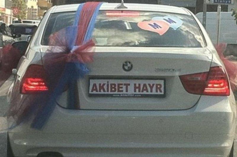 İlginç gelin arabası yazıları 