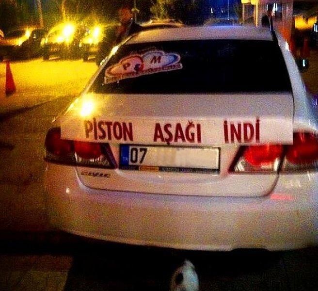 İlginç gelin arabası yazıları 