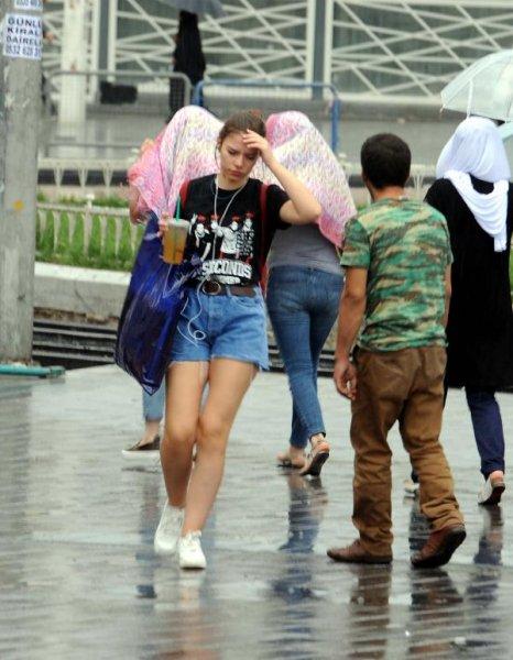 İstanbul'da sağanak yağış