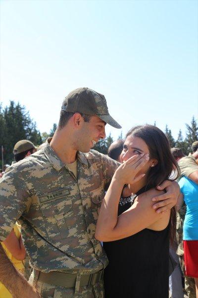 Askeri birliklerde yemin töreni heyecanı