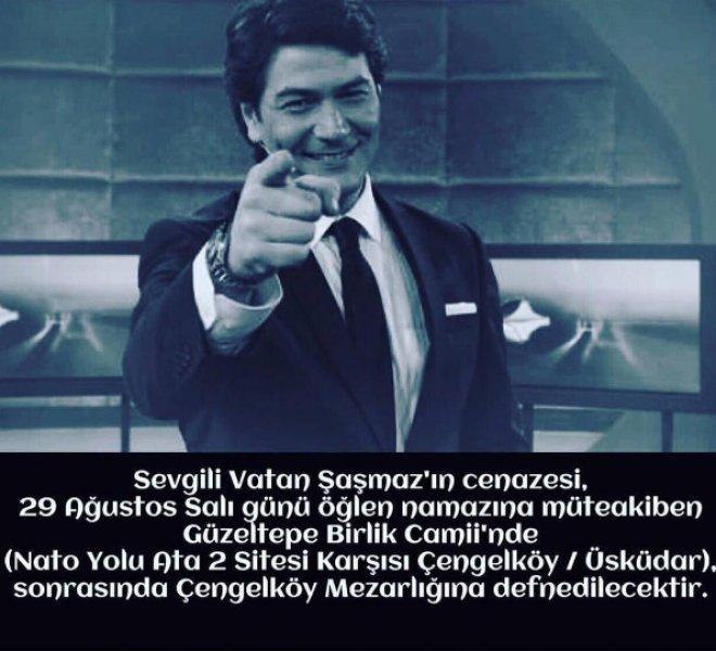 Ünlülerden Vatan Şaşmaz paylaşımı 