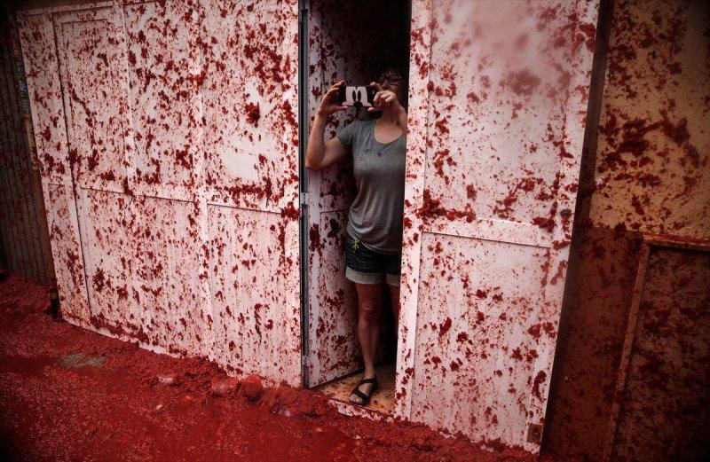 İspanya'da La Tomatina festivali