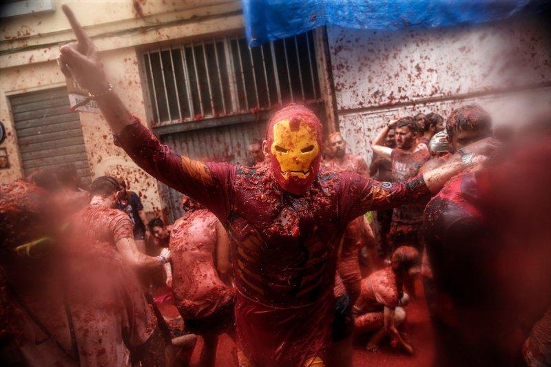 İspanya'da La Tomatina festivali