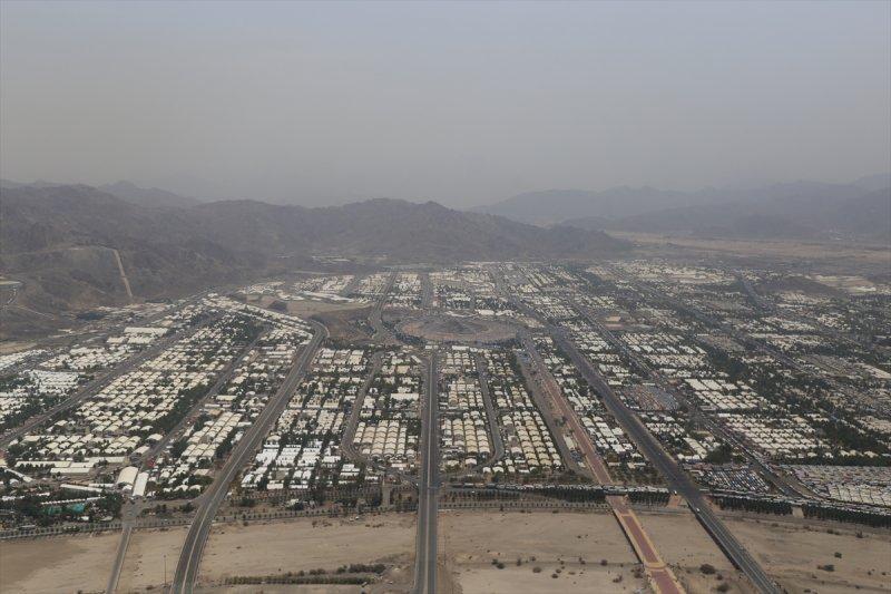 Arafat havadan görüntülendi